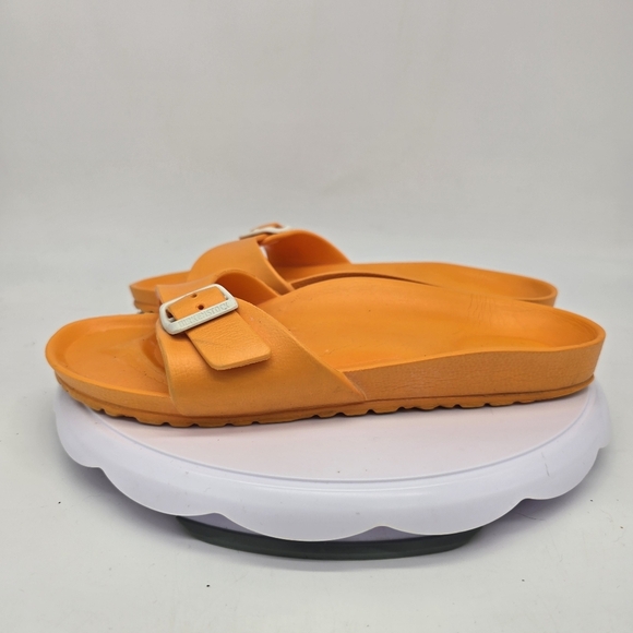 Birkenstock Shoes 40 Women 9.5 Arizona Sandals Orange - Picture 1 of 8